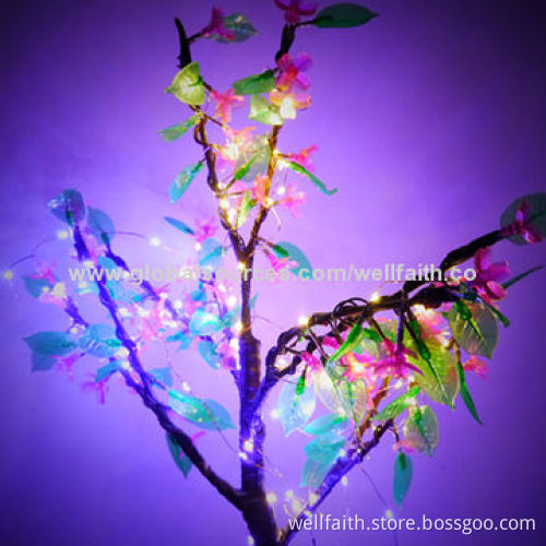 Copper Wire LED Vines String Light with 2m, 20 LED Bulbs and Transformer Operated
